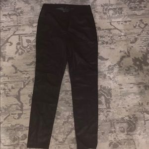 Ann Taylor leather leggings, excellent quality
